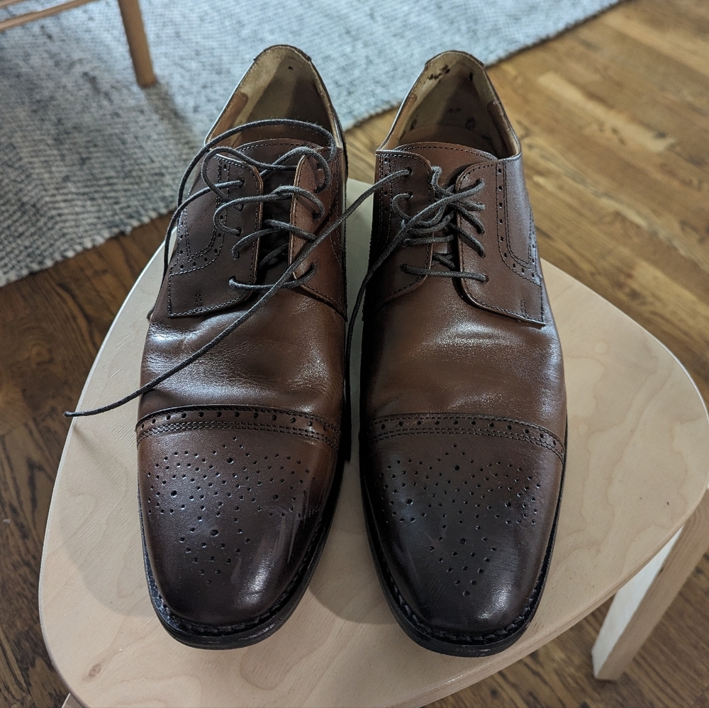 Johnston and Murphy Leather Dress Shoes